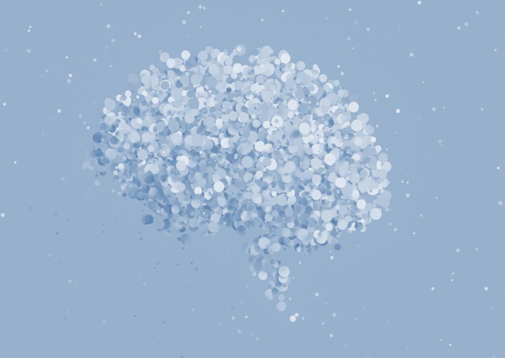 Abstrakte Darstellung eines Gehirns für Soziale Verantwortung